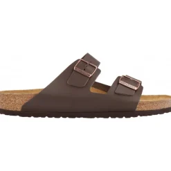 Tongs|Sandales*Birkenstock Arizona Cuero Natural Dark Brown