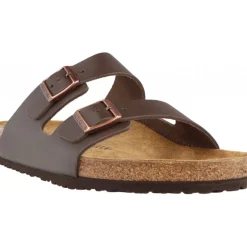 Tongs|Sandales*Birkenstock Arizona Cuero Natural Dark Brown