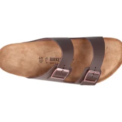 Tongs|Sandales*Birkenstock Arizona Cuero Natural Dark Brown
