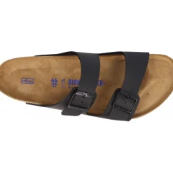 Sandales*Birkenstock Arizona SFB Black Birko Flor