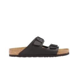 Sandales*Birkenstock Arizona SFB Black Birko Flor