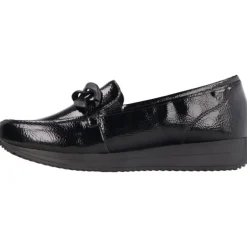 Mocassins*Remonte Avery cuir verni Black