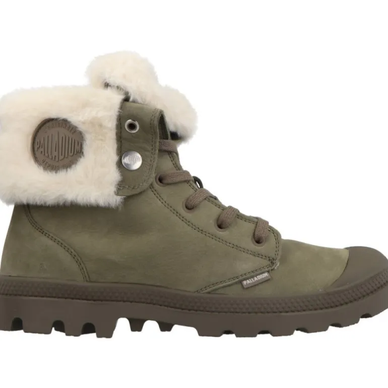 Bottines*Palladium Baggy Nubuck WL Dusky Green