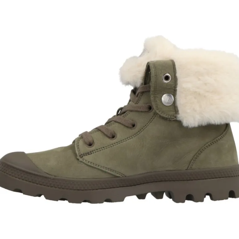 Bottines*Palladium Baggy Nubuck WL Dusky Green
