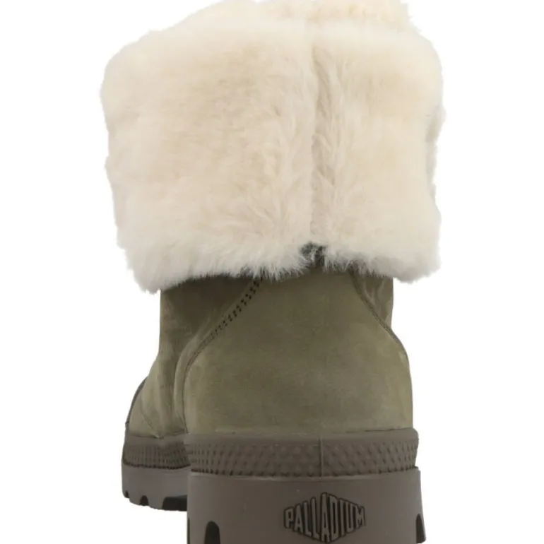 Bottines*Palladium Baggy Nubuck WL Dusky Green