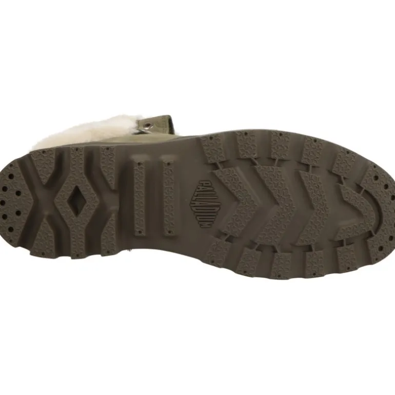 Bottines*Palladium Baggy Nubuck WL Dusky Green
