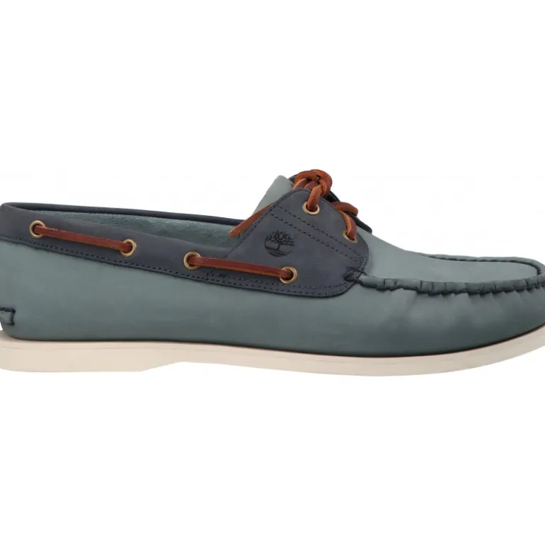 Casual|Bateau*Timberland Classic Boat Medium Blue Nubuck