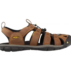 Montagne|Sandales*Keen Clearwater Cnx Leather Dark Earth/Black
