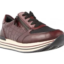 Sneakers*Remonte Cristal Burgundy