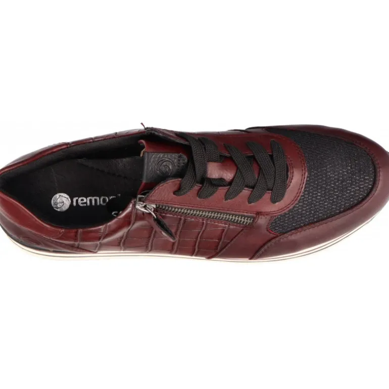 Sneakers*Remonte Cristal Burgundy