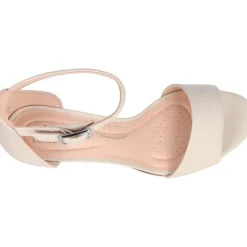 Sandales|Talons*Clarks Deva Mae Ivory Leather