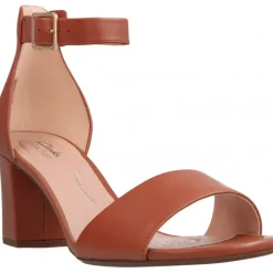 Sandales|Talons*Clarks Deva Mae Tan Leather