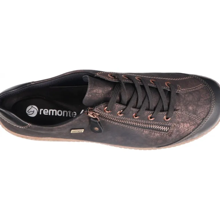 Sneakers*Remonte Federica Black Antique
