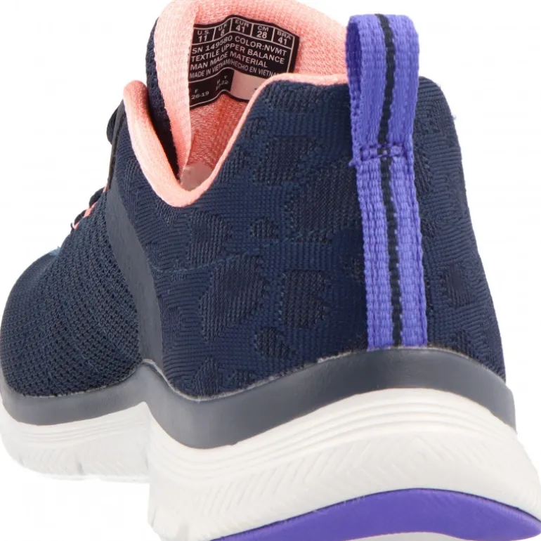 Baskets*Skechers Flex Appeal 4.0 Elegant Ways Bleu