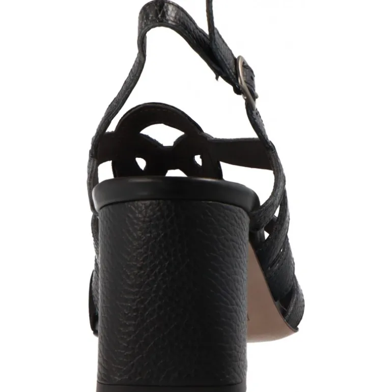 Sandales|Talons*Plumers Flora Montana noir