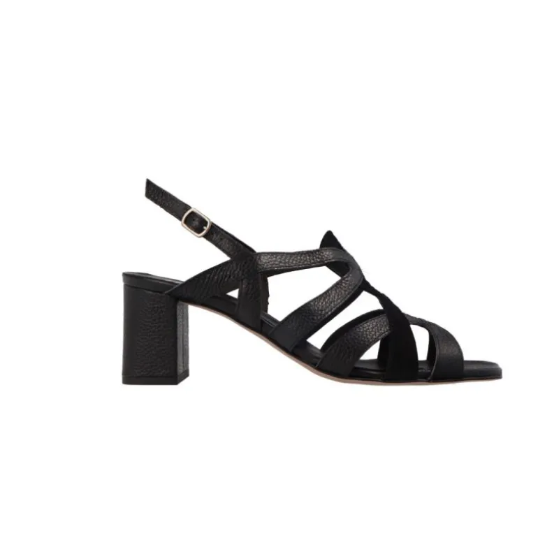 Sandales|Talons*Plumers Flora Montana noir