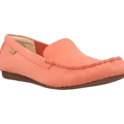 Mocassins*Clarks Freckle Walk Peach Nubuck