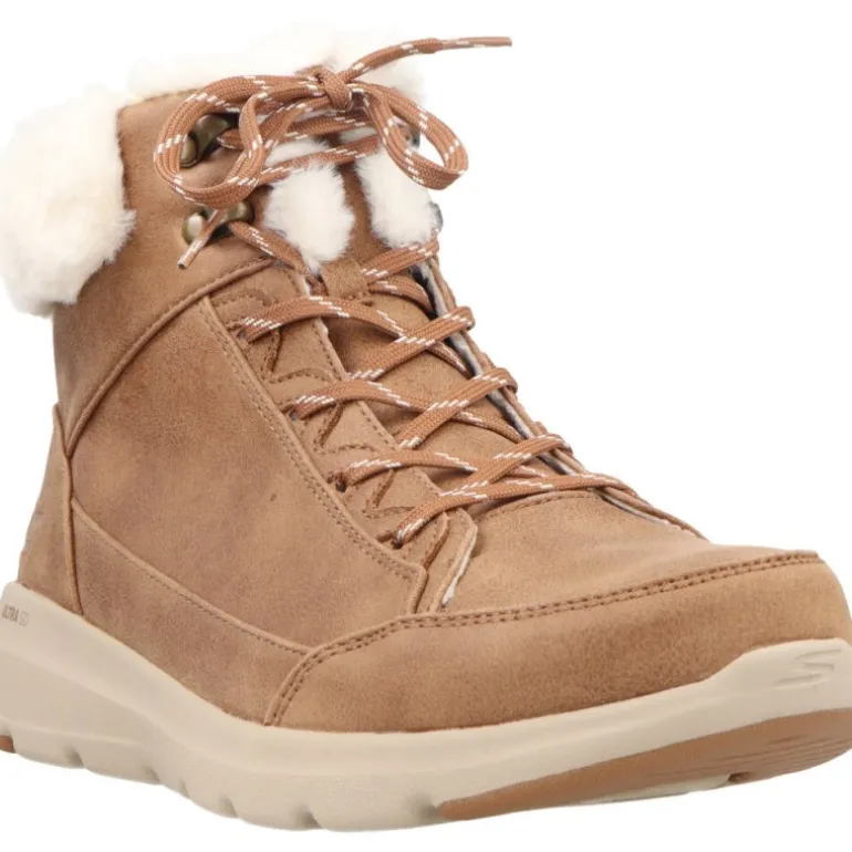 Bottines*Skechers Glacial Ultra Cozyly Castaño