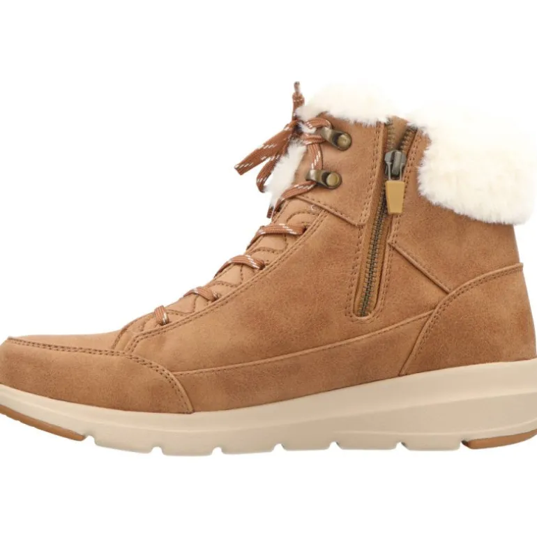 Bottines*Skechers Glacial Ultra Cozyly Castaño