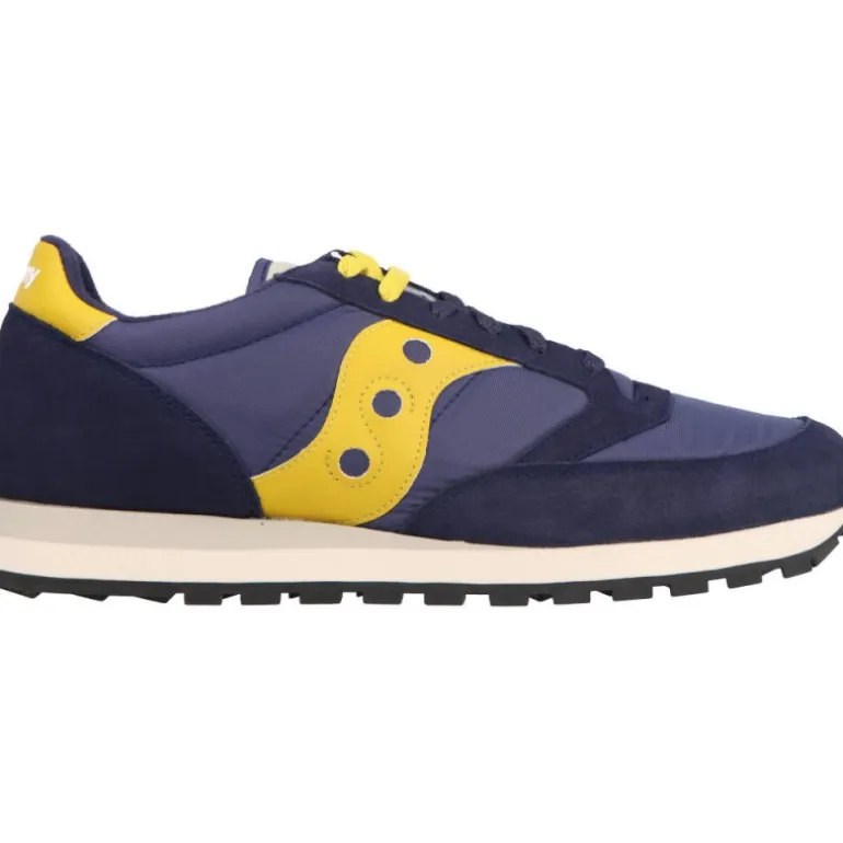 Sneakers*Saucony Jazz Original Navy/Mustard