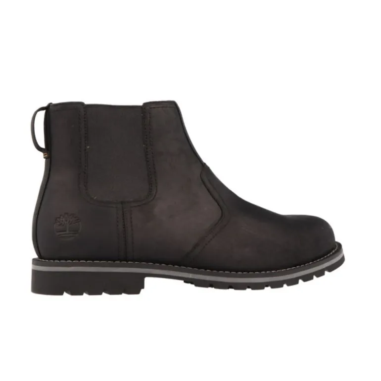 Bottes / Montantes*Timberland Larchmont II Chelsea Black Full Grain