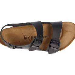 Sandales*Birkenstock Milano Natural Leather Noir