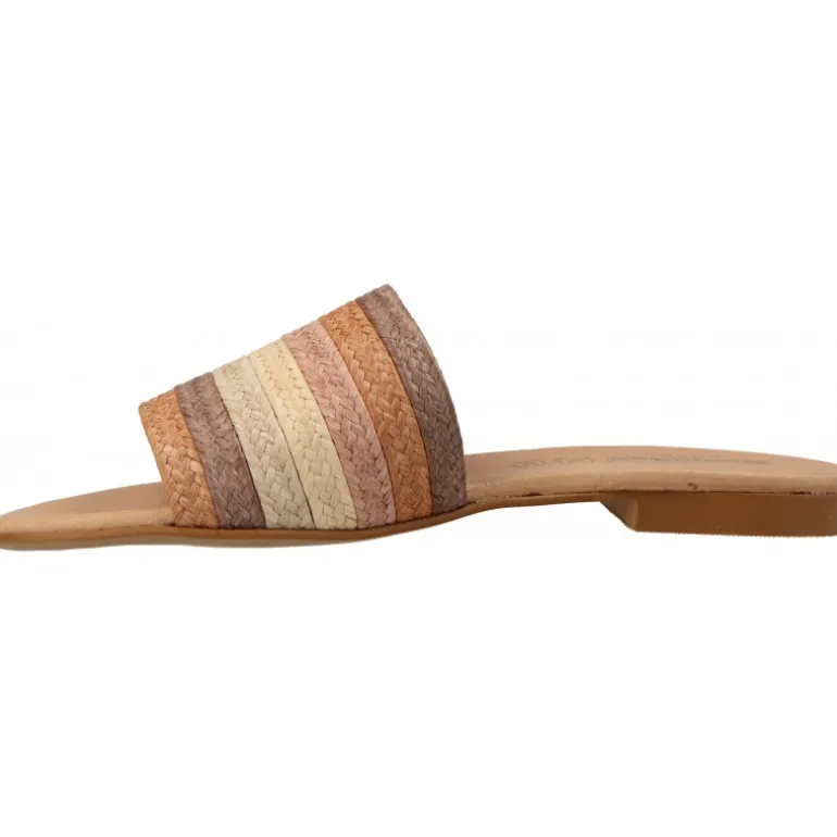 Sandales|Tongs*Sondisan Miley Rafia Brown