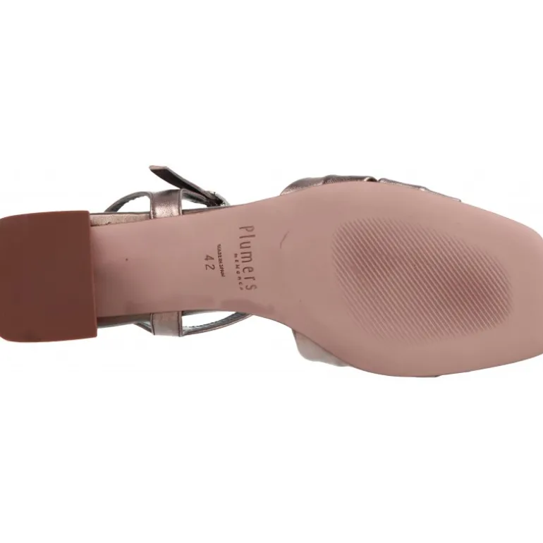 Sandales|Talons*Plumers Miriam Metal Bronce
