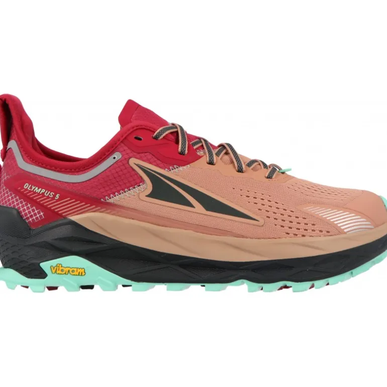 Running*Altra Olympus 5 Brown Red