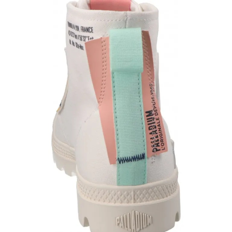 Bottines*Palladium Pampa Underlayer White