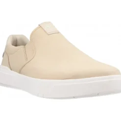 Mocassins*Timberland Seneca Bay Slip On Light Beige Nubuck
