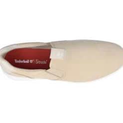 Mocassins*Timberland Seneca Bay Slip On Light Beige Nubuck