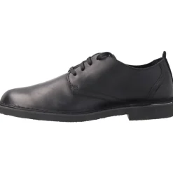 Classique*Clarks Shepton Low Black Leather