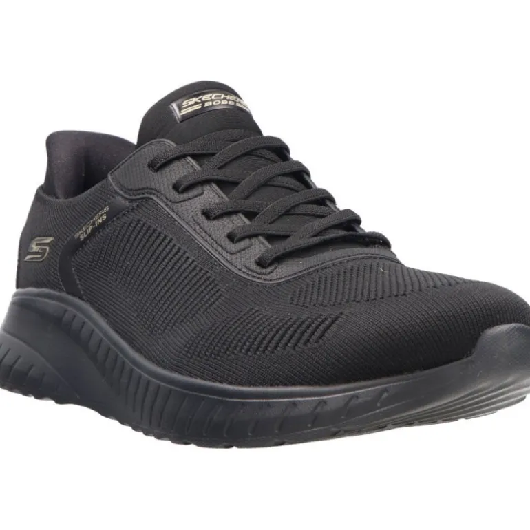 Baskets*Skechers Slip Ins BOBS Squad Chaos Black
