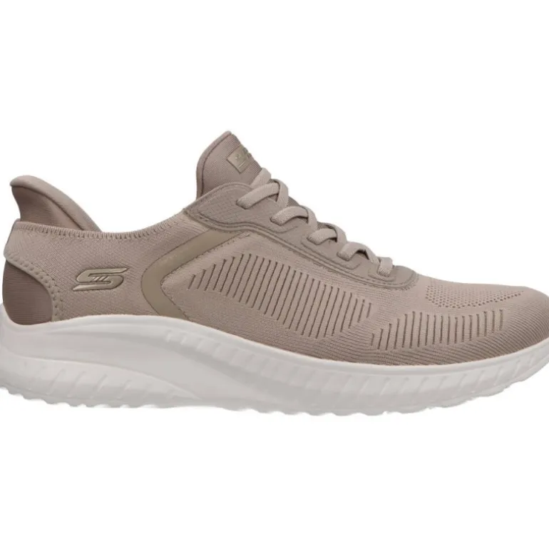 Baskets*Skechers Slip Ins BOBS Squad Chaos Taupe