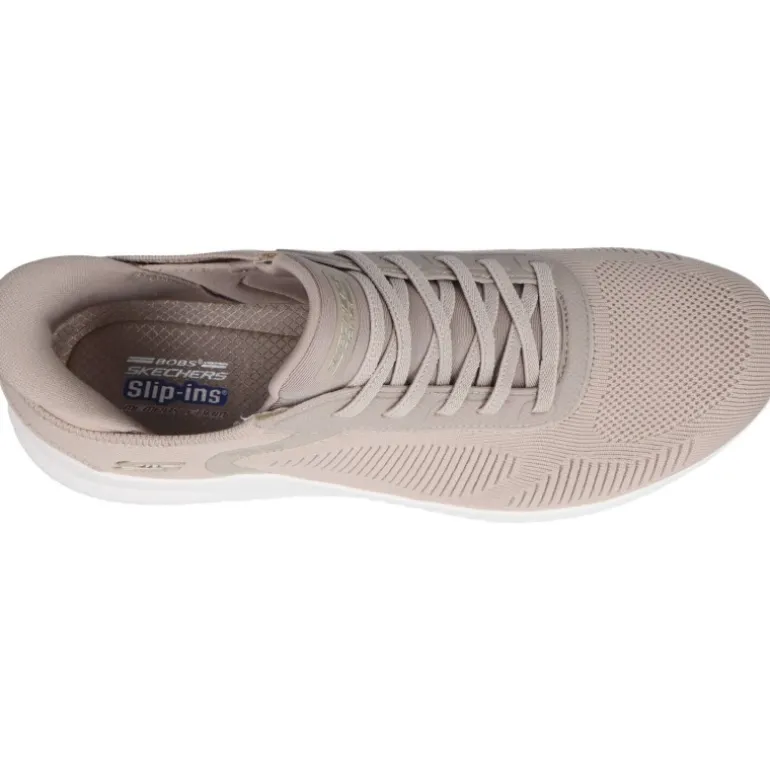 Baskets*Skechers Slip Ins BOBS Squad Chaos Taupe