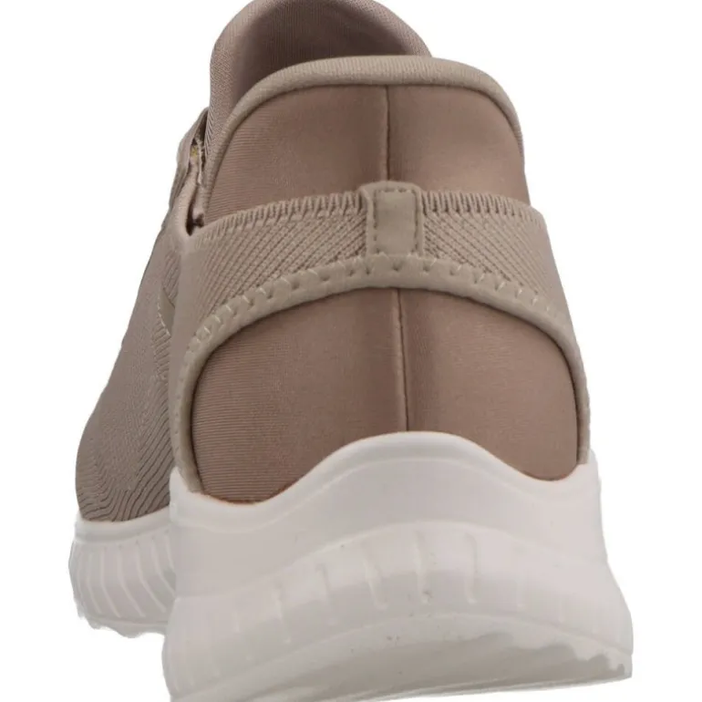 Baskets*Skechers Slip Ins BOBS Squad Chaos Taupe
