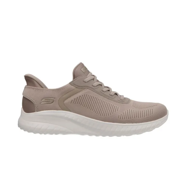 Baskets*Skechers Slip Ins BOBS Squad Chaos Taupe