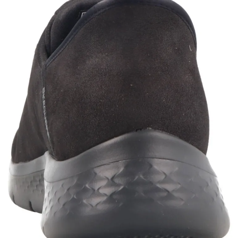 Baskets*Skechers Slip Ins Go Walk Flex Smooth Motion Black