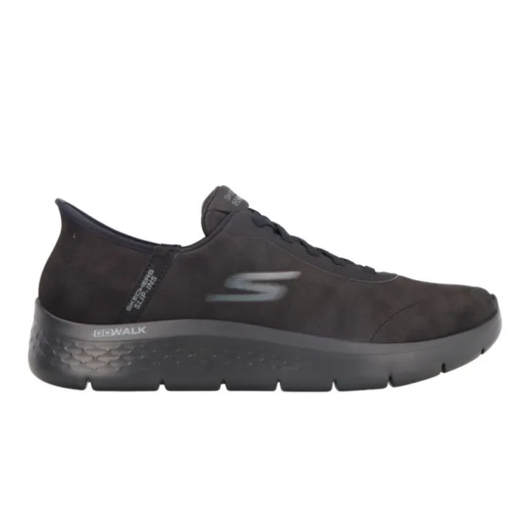 Baskets*Skechers Slip Ins Go Walk Flex Smooth Motion Black