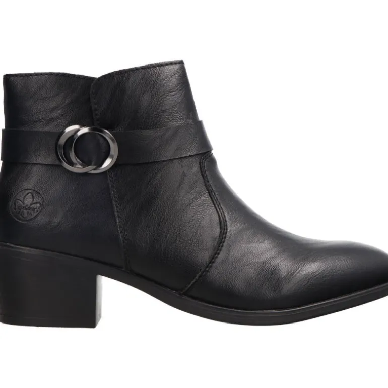 Bottines*Rieker Street Black