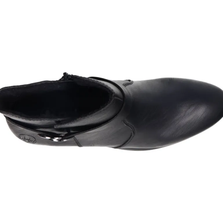 Bottines*Rieker Street Black