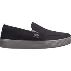 Mocassins*HeyDude Sunapee M Canvas Black/Charcoal