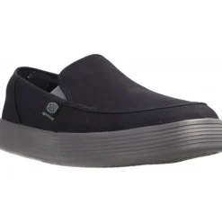 Mocassins*HeyDude Sunapee M Canvas Black/Charcoal