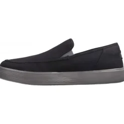 Mocassins*HeyDude Sunapee M Canvas Black/Charcoal