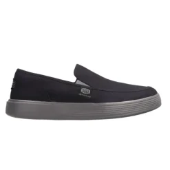Mocassins*HeyDude Sunapee M Canvas Black/Charcoal
