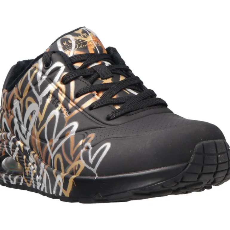 Sneakers*Skechers Uno Metallic Love