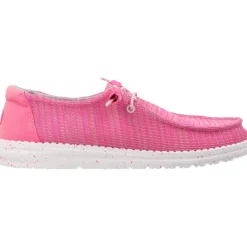 Mocassins*HeyDude Wendy Sport Mesh Bright Pink