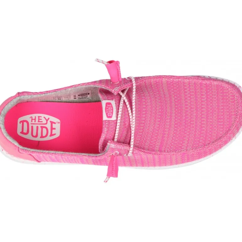 Mocassins*HeyDude Wendy Sport Mesh Bright Pink