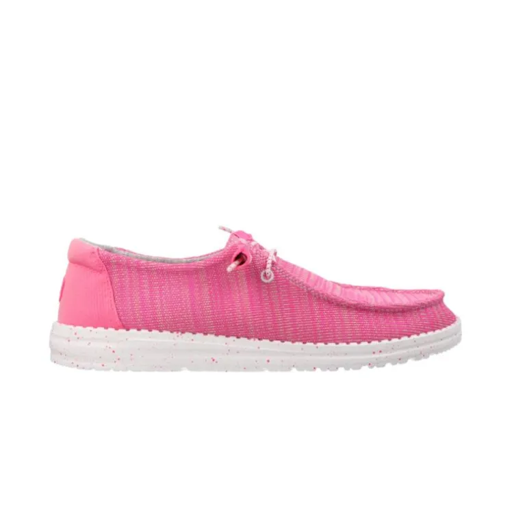 Mocassins*HeyDude Wendy Sport Mesh Bright Pink